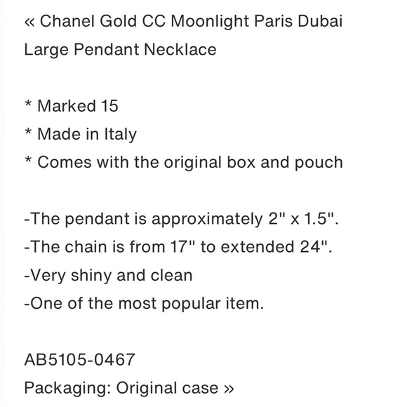 Chanel Necklace - Picture 5 of 5